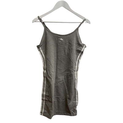 Adidas Womens  Size 14 Midi Tank Dress Grey / White 