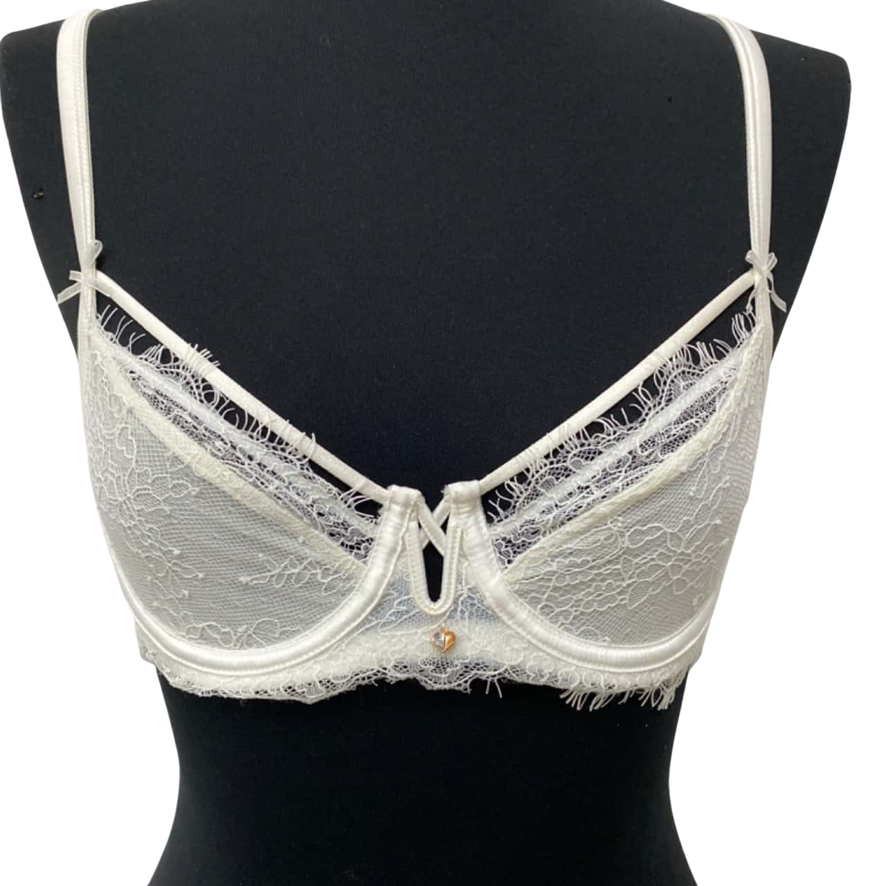 Bras N Things Womens Size 10A White Bra BNWT