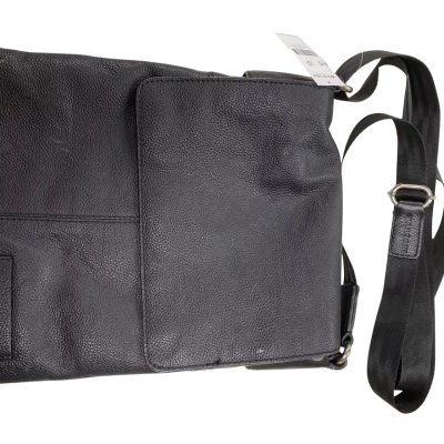  Manzoni Black Cross Body Bag 