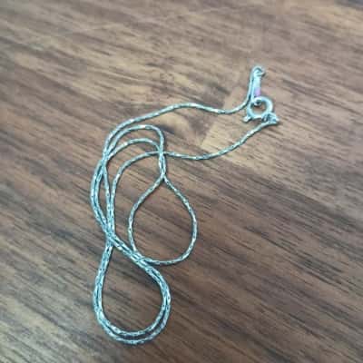 Shiny Necklace Stamped '18KRGP'