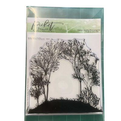 New “On An Autumn Countryside” Clear Stamp by Picket Fence Studios In Original Packaging 