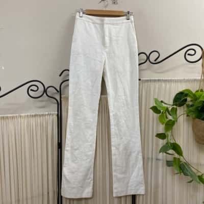 Third Form Women's Size 6 Ivory Relaxed Slim Trouser - New With Tags