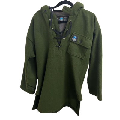 Swanndri Wool Bushshirt Mens  Size S Winter Coat Green 
