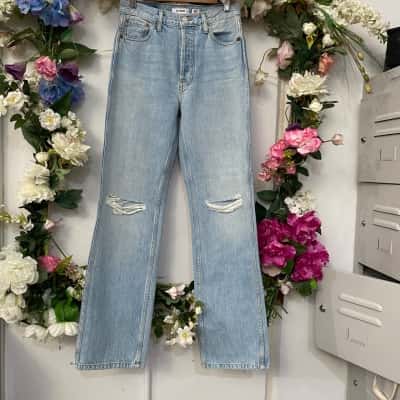 RE/DONE Womens  Size 10 / 28 Casual Pants Blue 