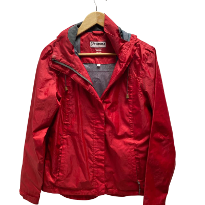 Huski Womens Size 10 Red Spray Jacket