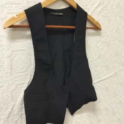 Scanlan Theodore Womens Black Vest VGUC 