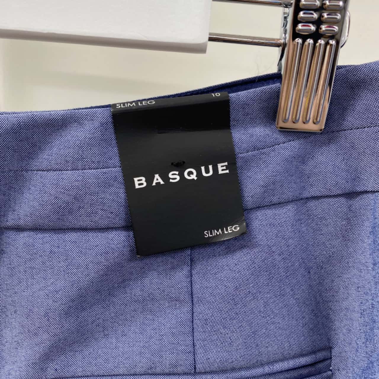 Basque Jeans Basque Womens Size 10 Straight Leg Blue Pants(s)