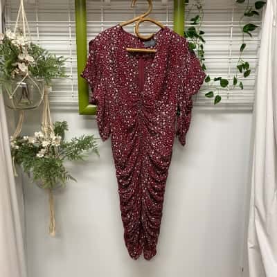  Watson X Watson Womens  Size 12 Short Sleeve Dress  Animal print 
