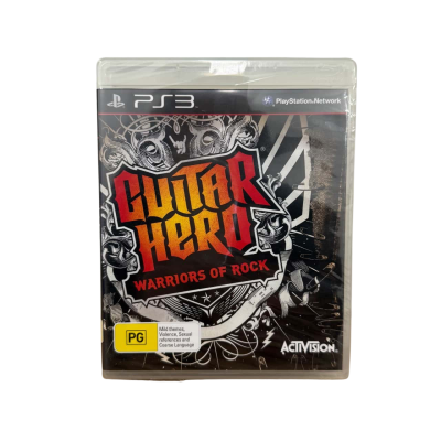 *New & Sealed* Guitar Hero Warriors of Rock - PS3
