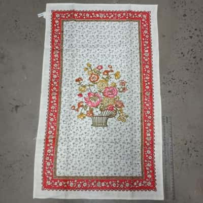Vintage Tea Towel - Pure Linen Made in Poland