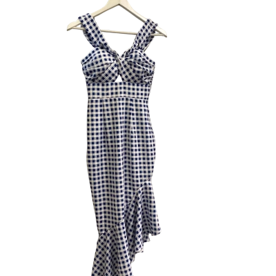 Sheike Womens  Size 6 Party Dress Checked NWT