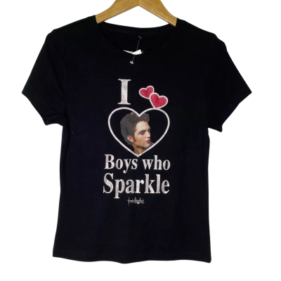 Jay Jays Womens  Size M T-shirts Black  / Multicoloured / Pattern 
