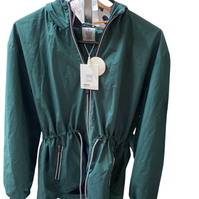  Womens  Size M Raincoat Green 