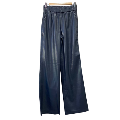 Anine Bing Womens  Size S Faux Leather Pants Grey 