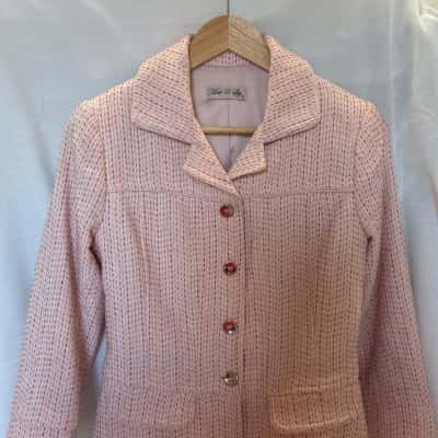 Moss and Spy Womens  Size 8 Blazer Pink  