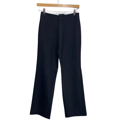 Bassike Womens  Size 0 High Waisted Pants Black  