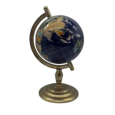 Large Brass Desk Globe