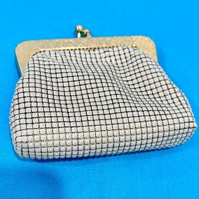 Vintage Sterling Mesh Coin Pouch Purse Made in NSW