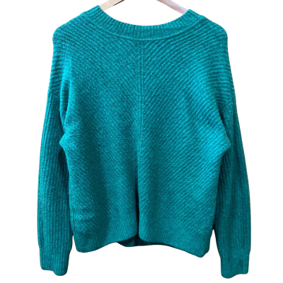 French Connection Green Wool-Blend Jumper Size S