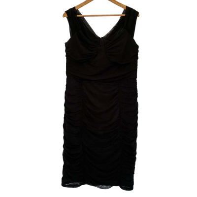 City Chic Size S Black Dress