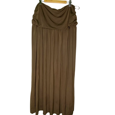 Saba Womens  Size L Maxi Skirt Brown 