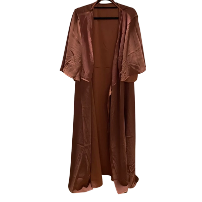  Pink Dusk Womens  Size 20 Maxi Wrap Around Dress Brown  RRP $169.99