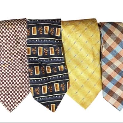 Vintage Silk Ties x 4