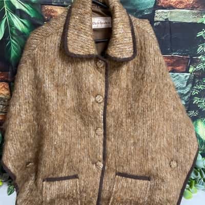 Vintage Chris Reekie & Sons LTD English Lakeland Womens Size 18+ Mohair/Wool Poncho