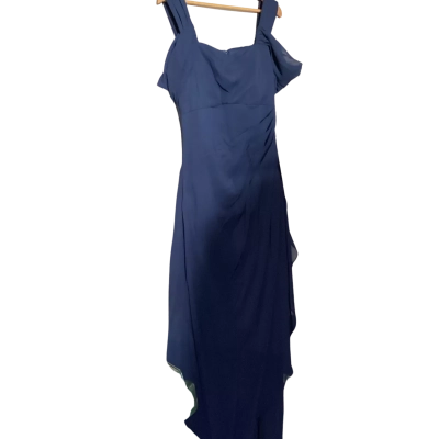 JJ's House Womens  Size 10 Bridesmaid Dress / Cocktail Dress / Formal Dress Navy Blue 