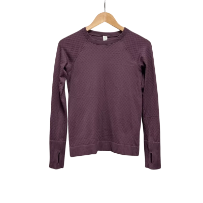 Lululemon Womens  Size 4 Long Sleeve Top Maroon 