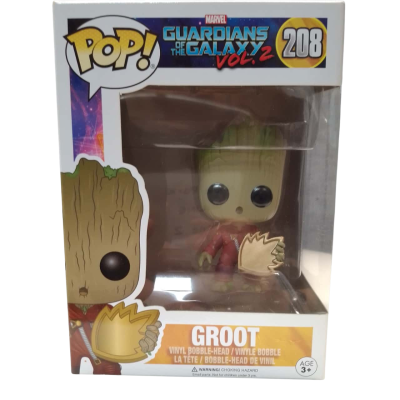 Funko Pop! Guardians of the Galaxy Vol.2 #208 Groot Bobble Head