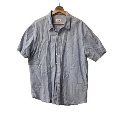 Jag Mens  Size XL Shirt Pinstriped linen cotton blend F