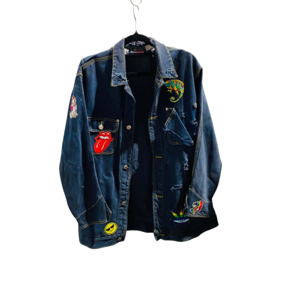 Citano Womens  Size 14 Denim Jacket Blue READ DESC