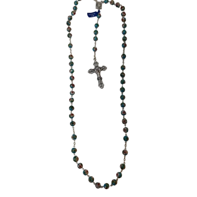 Rosary Beads. Made with Real Cloisonné 