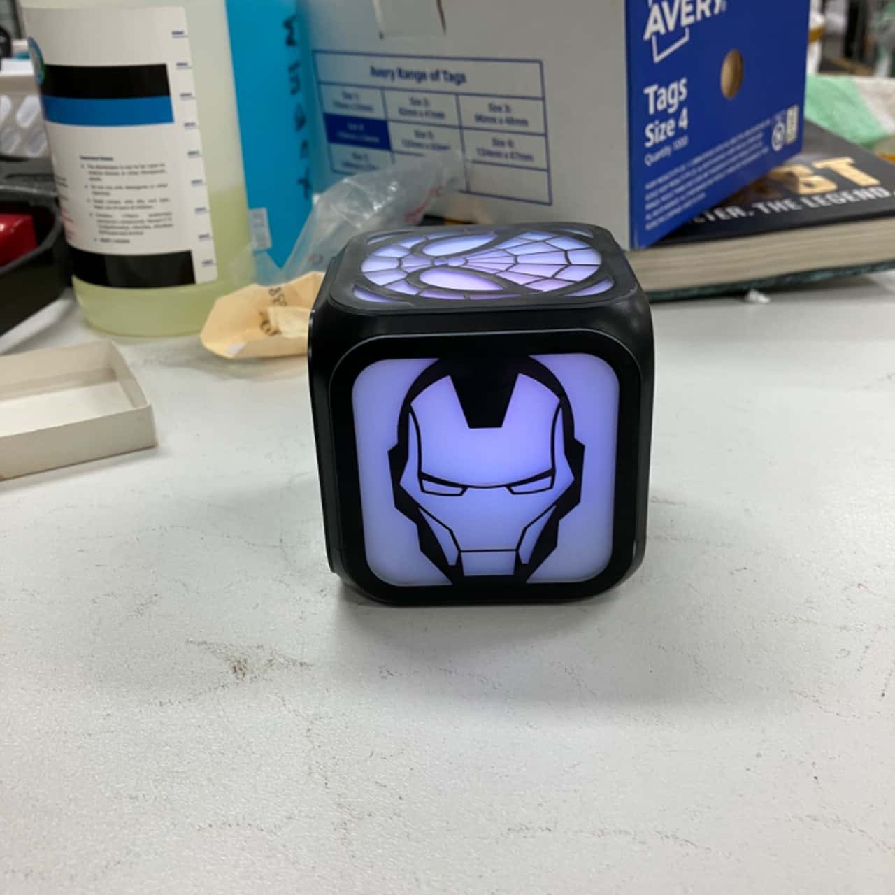 Kids Marvel x Smiggle Digital Light Up Clock