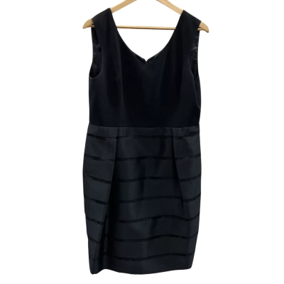 Perri Cutten Womens  Size 16 Midi Dress Black