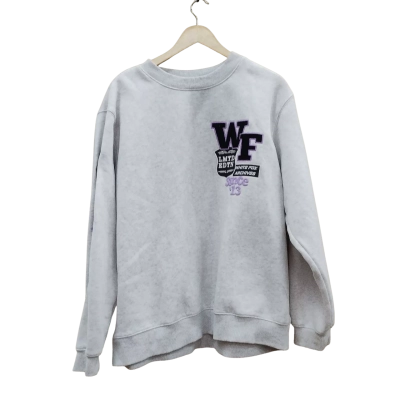 White Fox Mens  Size XL Crew Neck Jumper Grey (8)