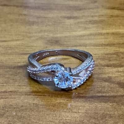  Womens Ring Rose Gold stamped s925