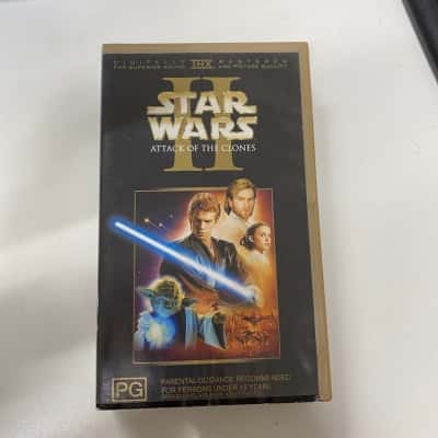 Star Wars Attack of The Clones II VHS