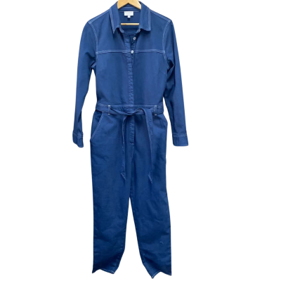 Witchery Womens  Size 12 Belted Jumpsuit Blue 
