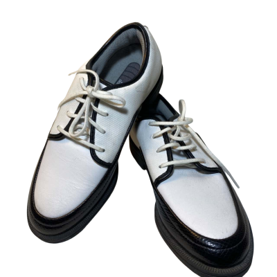 Adidas Unisex Golf Shoes Black/White Mens 6 Womens 8
