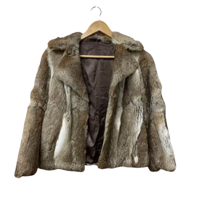 Stephen Dattner Womens Size 10 Fur Coat - please read description 