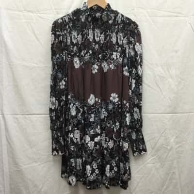 City Chic Womens Size S Brown Dress 