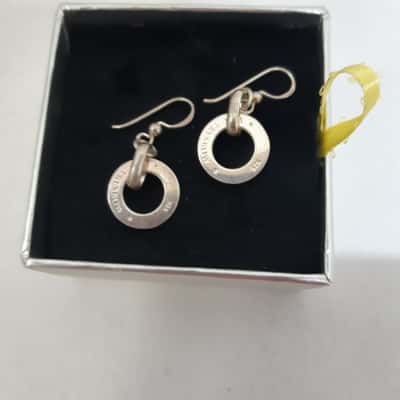 Von Treskow Silver Hoop Earrings 