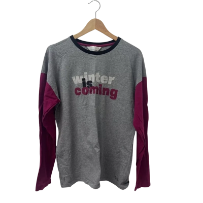 Peter Alexander Womens  Size M Game of Thrones Pyjamas Grey / Maroon 
