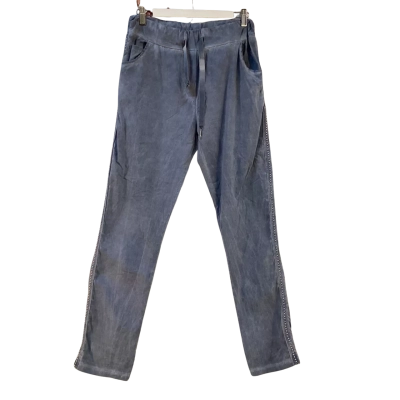 La Strada Italy Womens Size M Pants Blue 