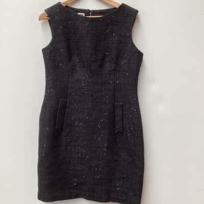 Anne klein Womens  Size 10 Black  cocktail dress 