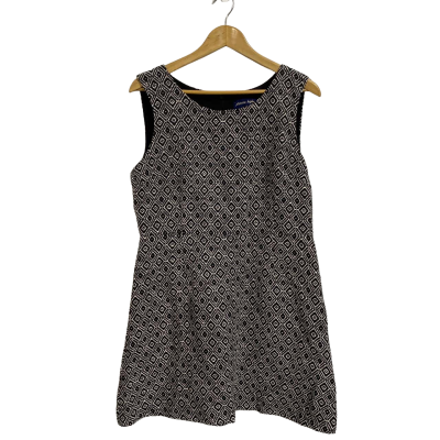 Princess Highway Womens  Size 16 black  / white cotton & polyester dress