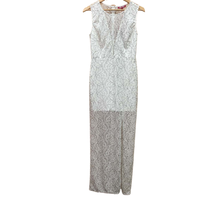 Miss Anne Womens  Size 12 Maxi Dress / Sleeveless Dress  White 