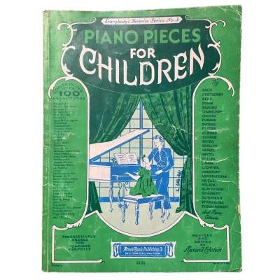 Everybody’s Favorite Series No.3: Piano Pieces For Children Vintage Sheet Music